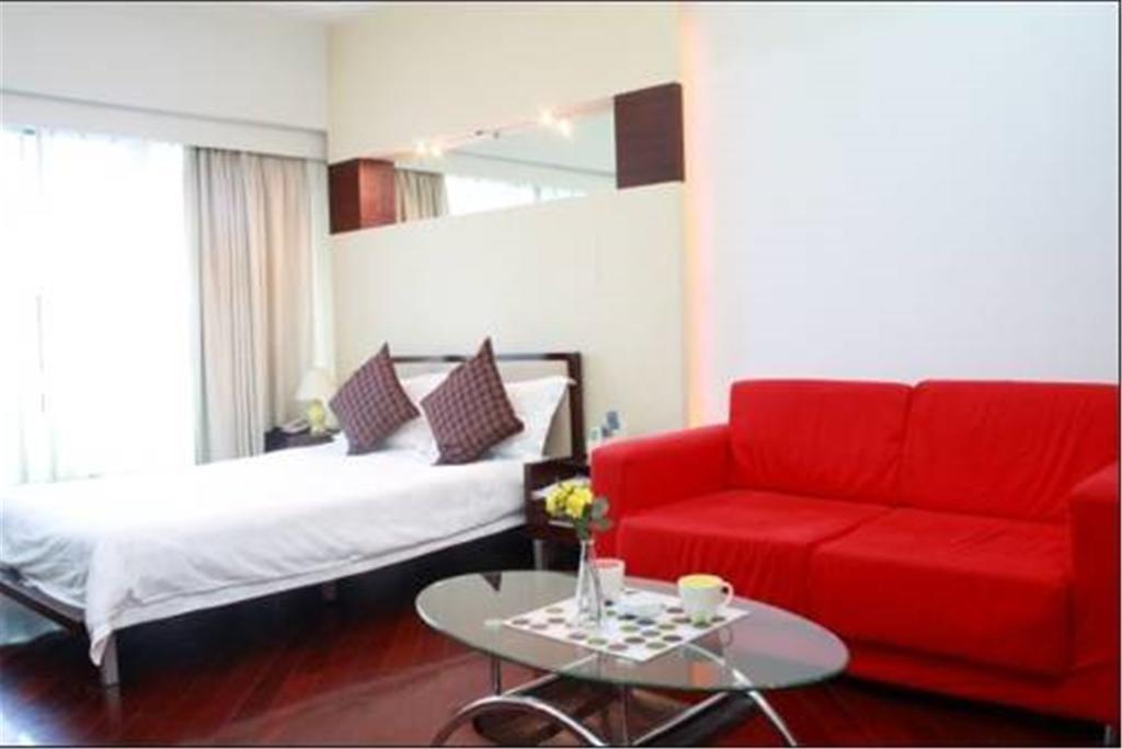 Shanghai Skiline World Union Service Apartment ภายนอก รูปภาพ