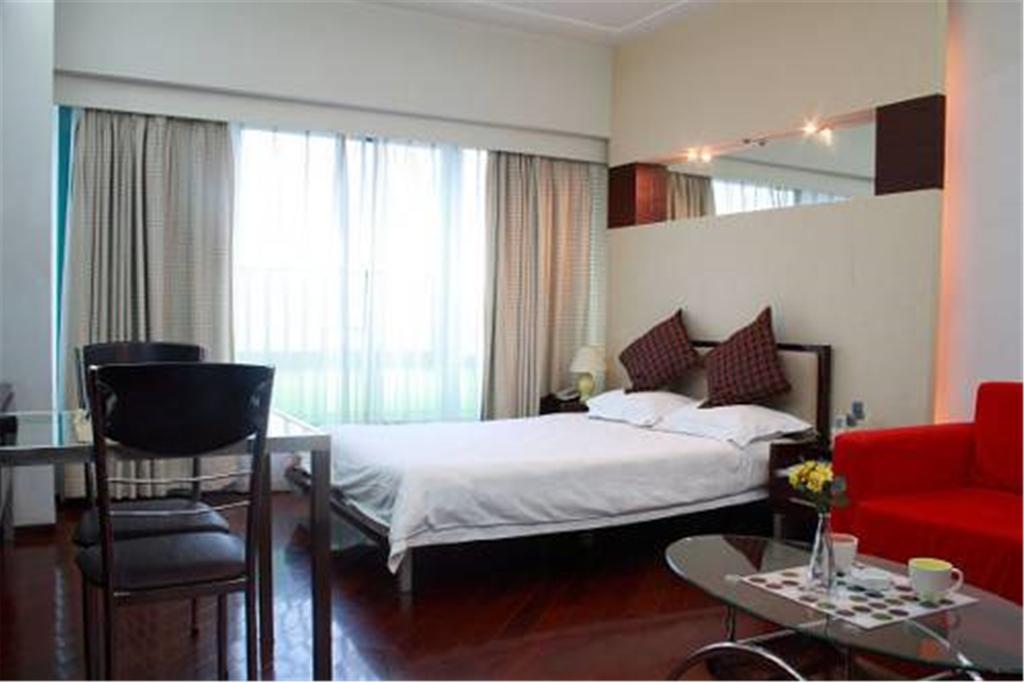 Shanghai Skiline World Union Service Apartment ภายนอก รูปภาพ
