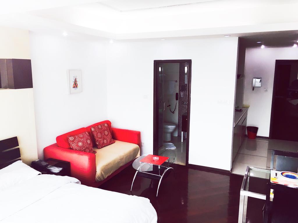 Shanghai Skiline World Union Service Apartment ภายนอก รูปภาพ